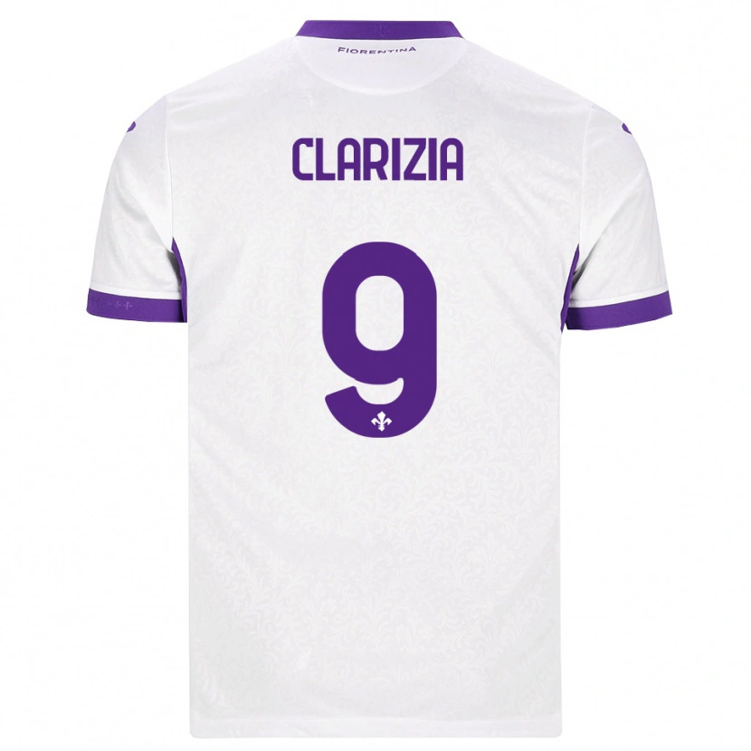 Danxen Dames Leonardo Clarizia #9 Wit Paars Uitshirt Uittenue 2026/27 T-Shirt België
