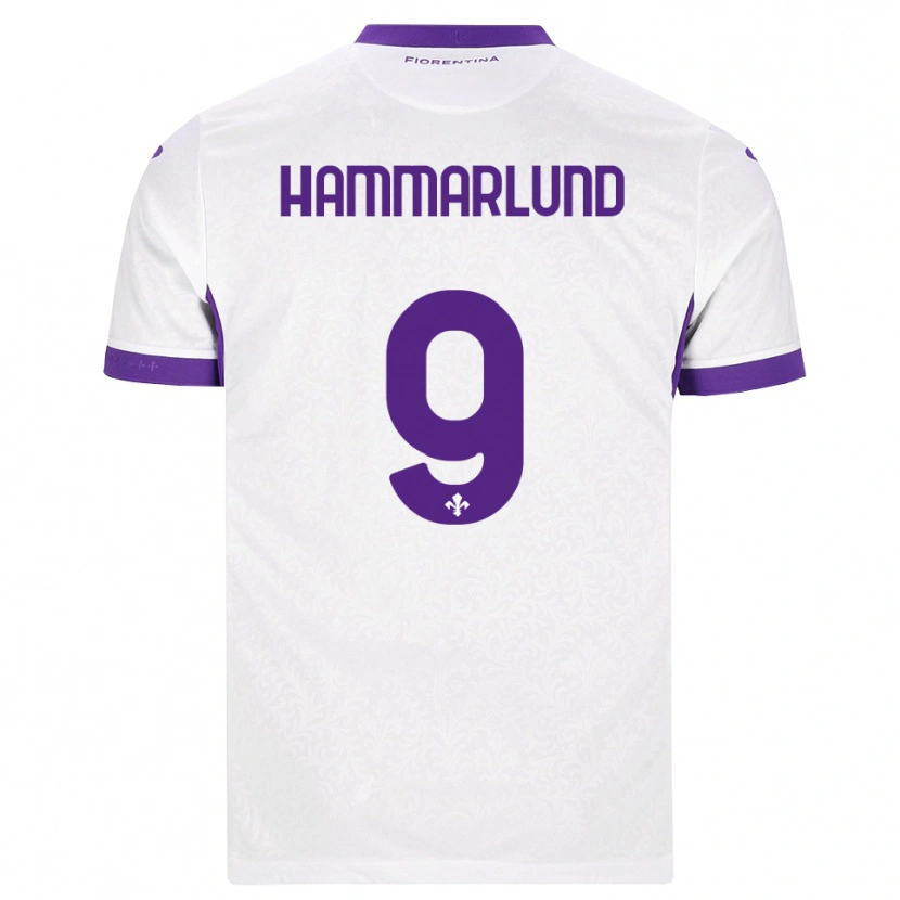 Danxen Dames Pauline Hammarlund #9 Wit Paars Uitshirt Uittenue 2026/27 T-Shirt België