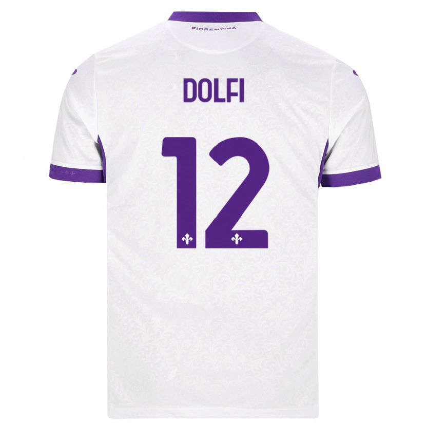 Danxen Dames Brando Dolfi #12 Wit Paars Uitshirt Uittenue 2026/27 T-Shirt België