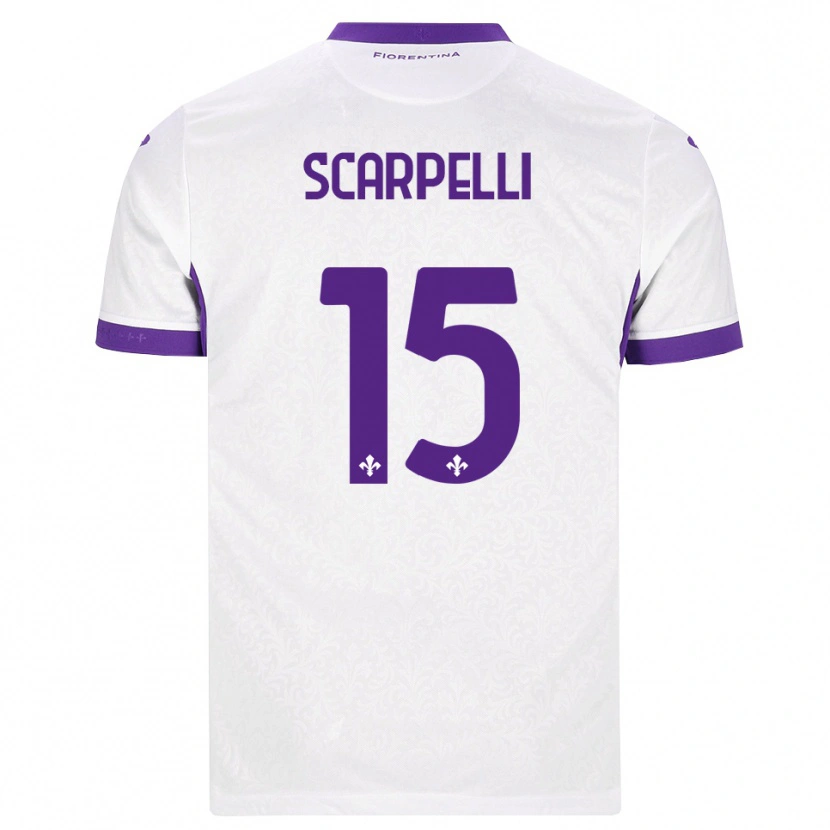 Danxen Dames Diego Scarpelli #15 Wit Paars Uitshirt Uittenue 2026/27 T-Shirt België