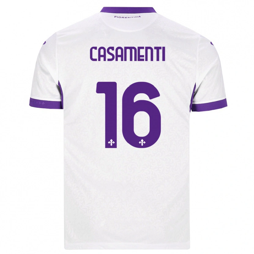 Danxen Dames Mattia Casamenti #16 Wit Paars Uitshirt Uittenue 2026/27 T-Shirt België