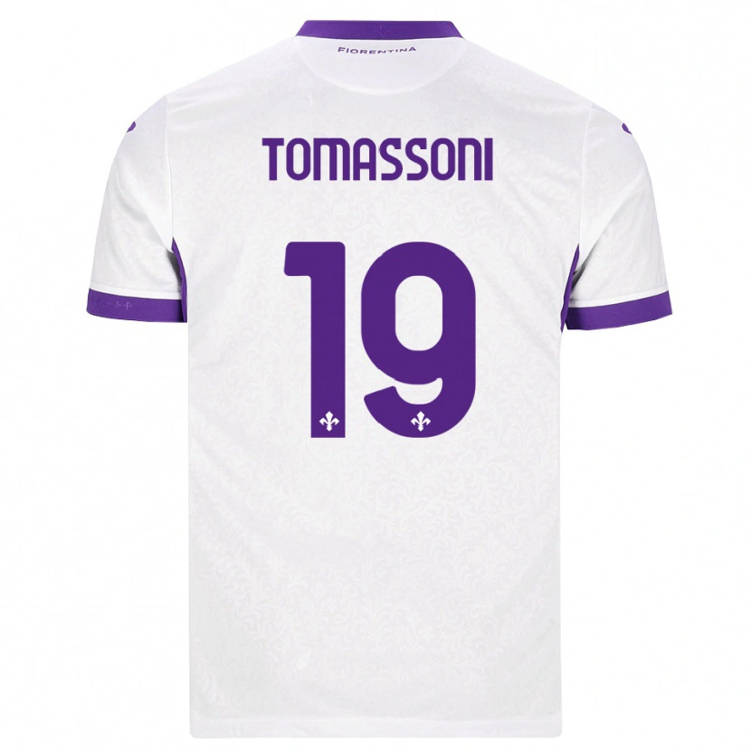 Danxen Dames Emma Tomassoni #19 Wit Paars Uitshirt Uittenue 2026/27 T-Shirt België