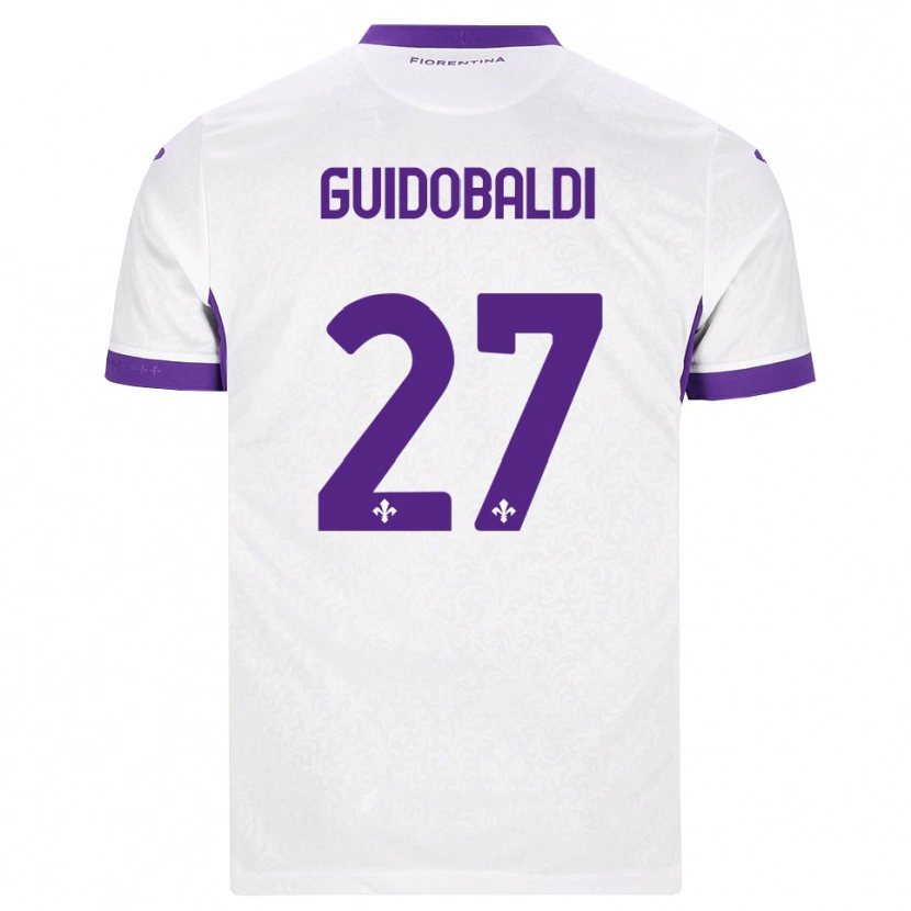 Danxen Dames Filippo Guidobaldi #27 Wit Paars Uitshirt Uittenue 2026/27 T-Shirt België