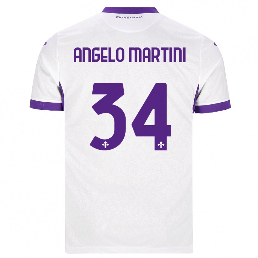 Danxen Dames Angelo Martini #34 Wit Paars Uitshirt Uittenue 2026/27 T-Shirt België