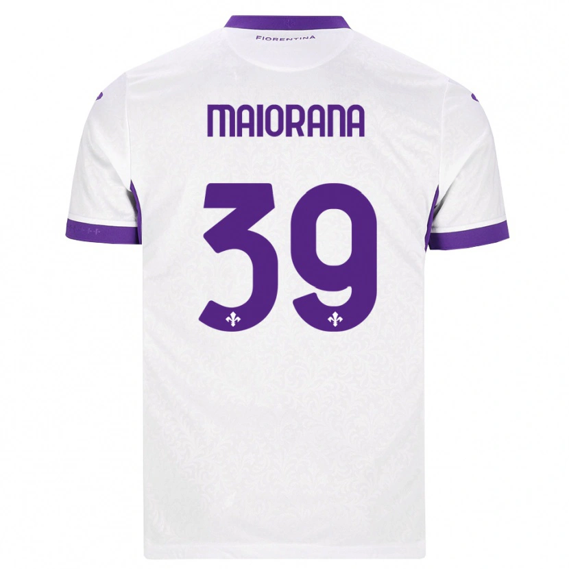 Danxen Dames Stefano Maiorana #39 Wit Paars Uitshirt Uittenue 2026/27 T-Shirt België