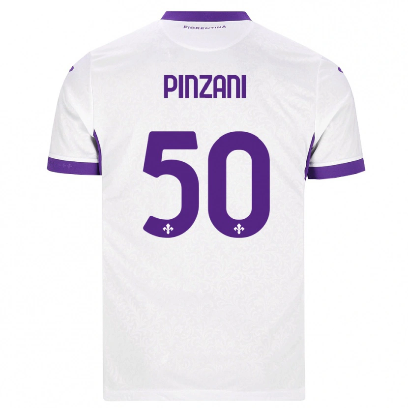 Danxen Dames Lorenzo Pinzani #50 Wit Paars Uitshirt Uittenue 2026/27 T-Shirt België