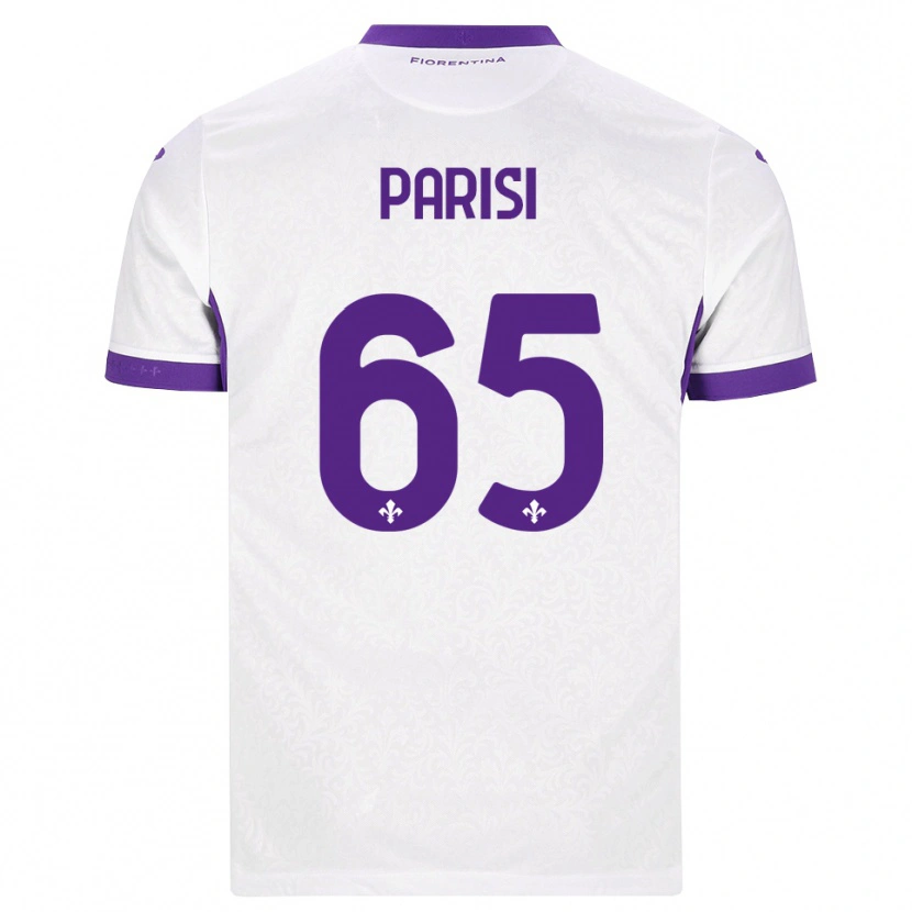 Danxen Dames Fabiano Parisi #65 Wit Paars Uitshirt Uittenue 2026/27 T-Shirt België