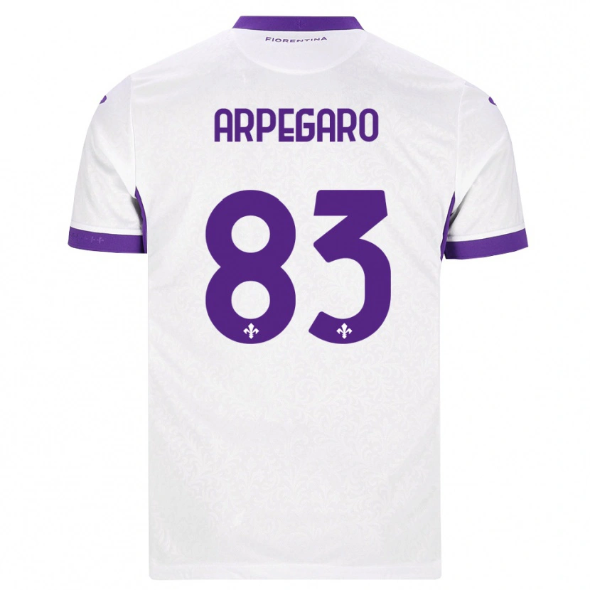 Danxen Dames Sofia Arpegaro #83 Wit Paars Uitshirt Uittenue 2026/27 T-Shirt België