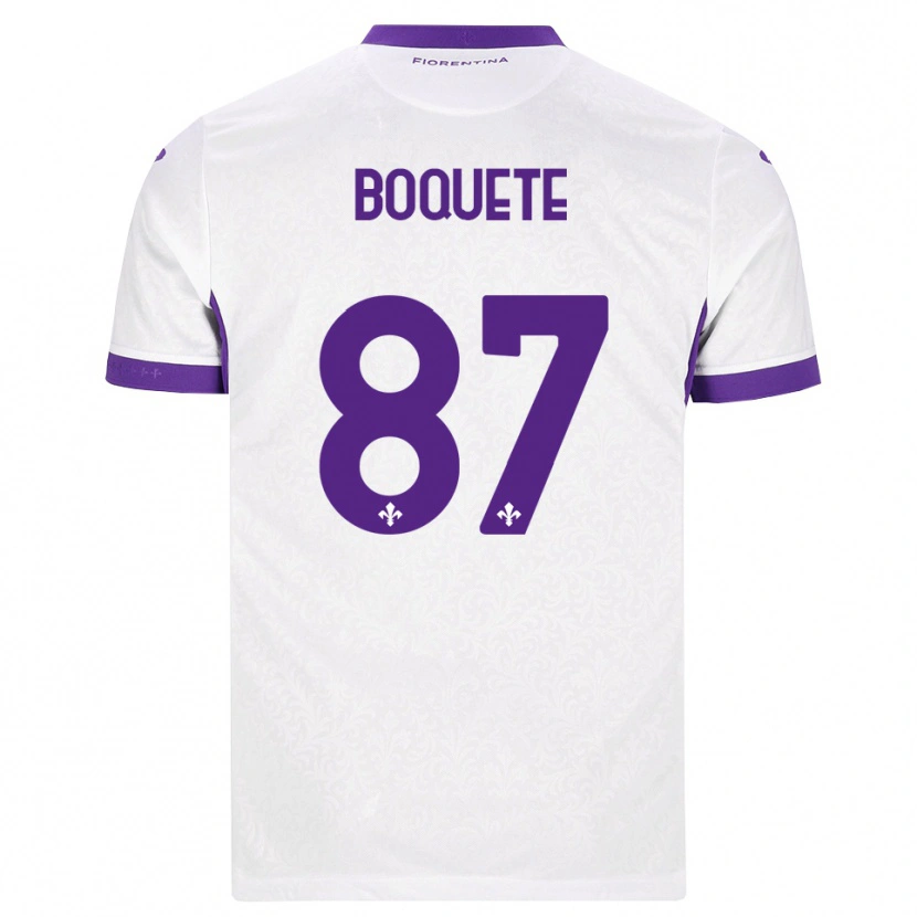 Danxen Dames Veronica Boquete #87 Wit Paars Uitshirt Uittenue 2026/27 T-Shirt België