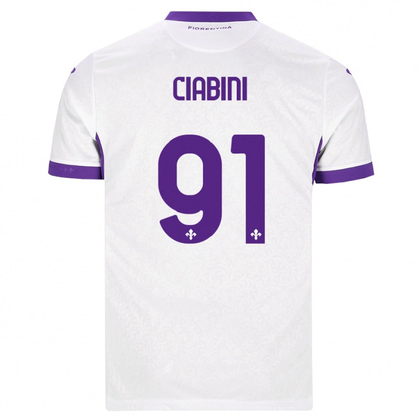 Danxen Dames Giulia Ciabini #91 Wit Paars Uitshirt Uittenue 2026/27 T-Shirt België