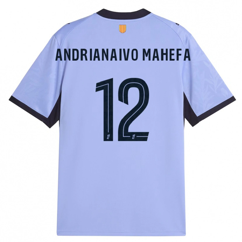 Danxen Dames Mathis Andrianaivo Mahefa #12 Lavendel Zwart Thuisshirt Derde Tenue 2026/27 T-Shirt België