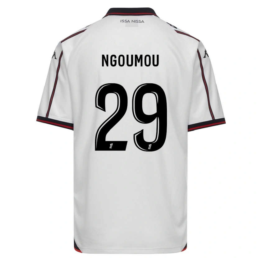 Danxen Dames Nathan Ngoumou #29 Zwart Wit Uitshirt Uittenue 2026/27 T-Shirt België