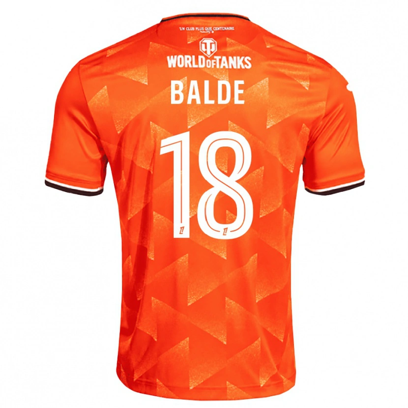 Danxen Dames Ibrahima Baldé #18 Oranje Wit Zwart Thuisshirt Thuistenue 2026/27 T-Shirt België