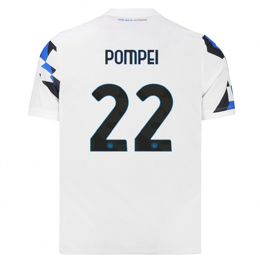 Danxen Dames Thomas Pompei #22 Wit Rood Blauw Uitshirt Uittenue 2026/27 T-Shirt België