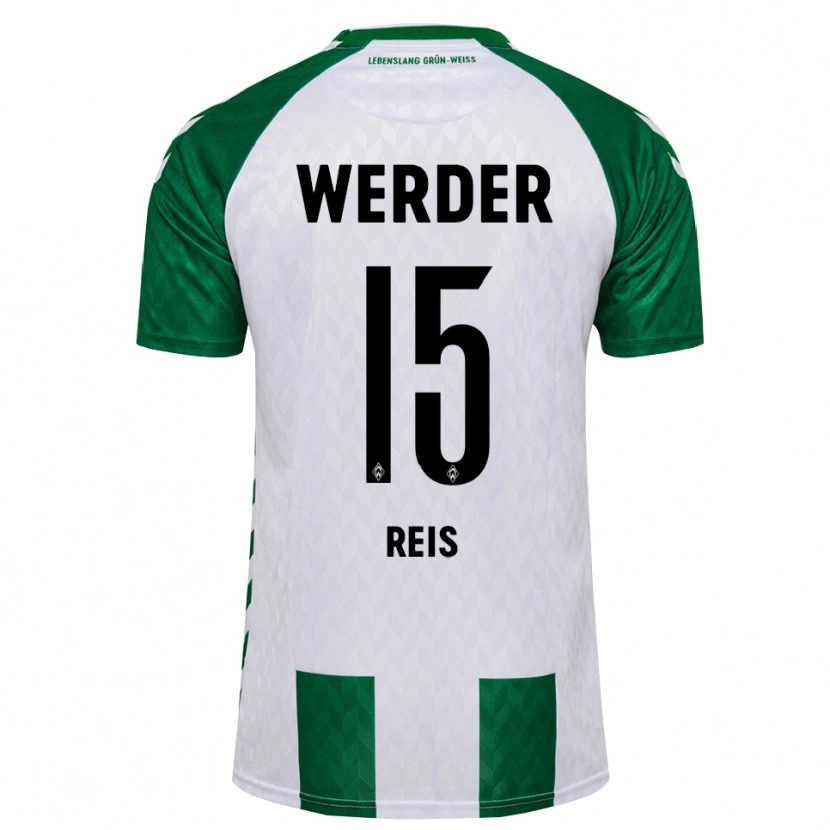 Danxen Kinderen Ludovit Reis #15 Groen Wit Thuisshirt Thuistenue 2026/27 T-Shirt België