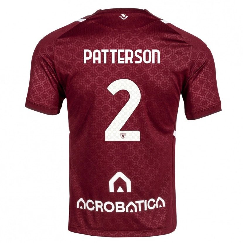 Danxen Kinderen Nathan Patterson #2 Bordeauxrood Wit Thuisshirt Thuistenue 2026/27 T-Shirt België