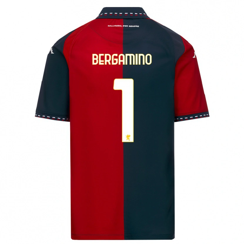 Danxen Kinderen Giovanni Bergamino #1 Rood Zwart Wit Thuisshirt Thuistenue 2026/27 T-Shirt België