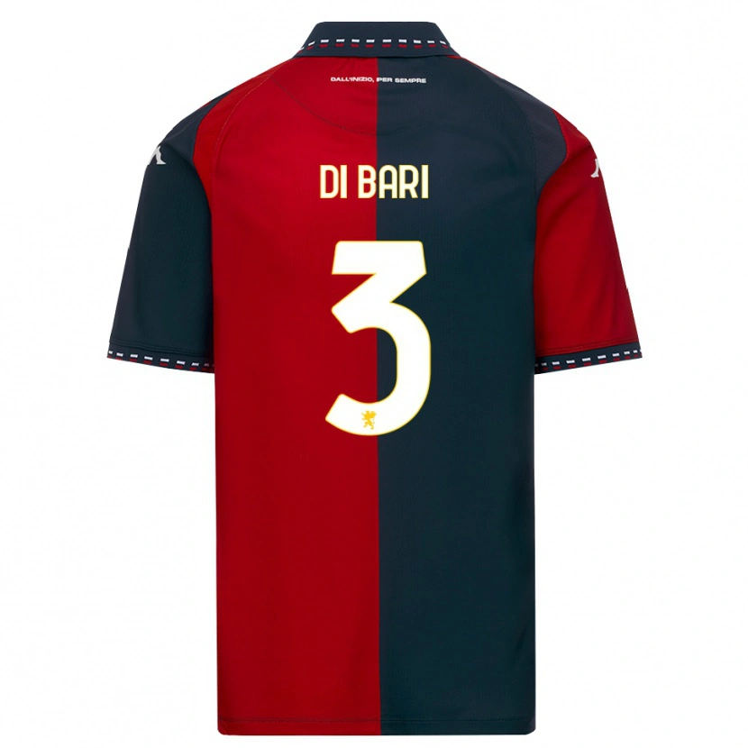 Danxen Kinderen Martina Di Bari #3 Rood Zwart Wit Thuisshirt Thuistenue 2026/27 T-Shirt België