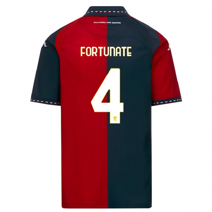 Danxen Kinderen Tony Fortunate #4 Rood Zwart Wit Thuisshirt Thuistenue 2026/27 T-Shirt België