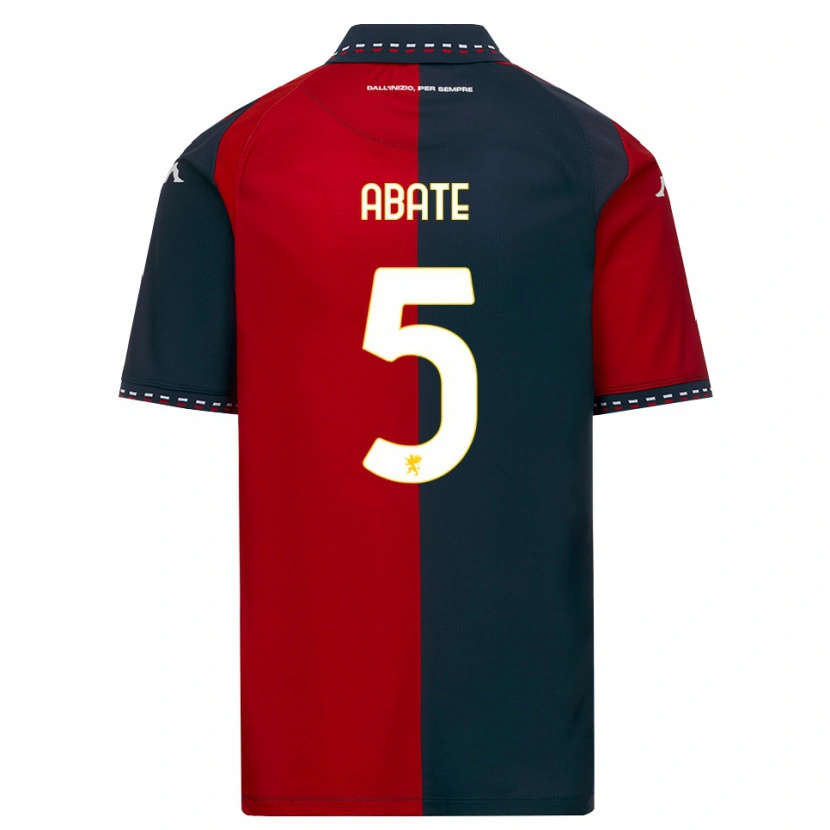 Danxen Kinderen Giada Abate #5 Rood Zwart Wit Thuisshirt Thuistenue 2026/27 T-Shirt België