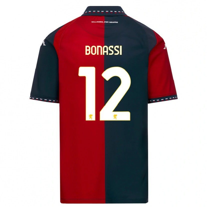 Danxen Kinderen Lorenzo Bonassi #12 Rood Zwart Wit Thuisshirt Thuistenue 2026/27 T-Shirt België