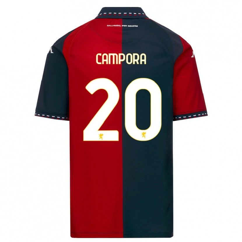 Danxen Kinderen Alice Campora #20 Rood Zwart Wit Thuisshirt Thuistenue 2026/27 T-Shirt België