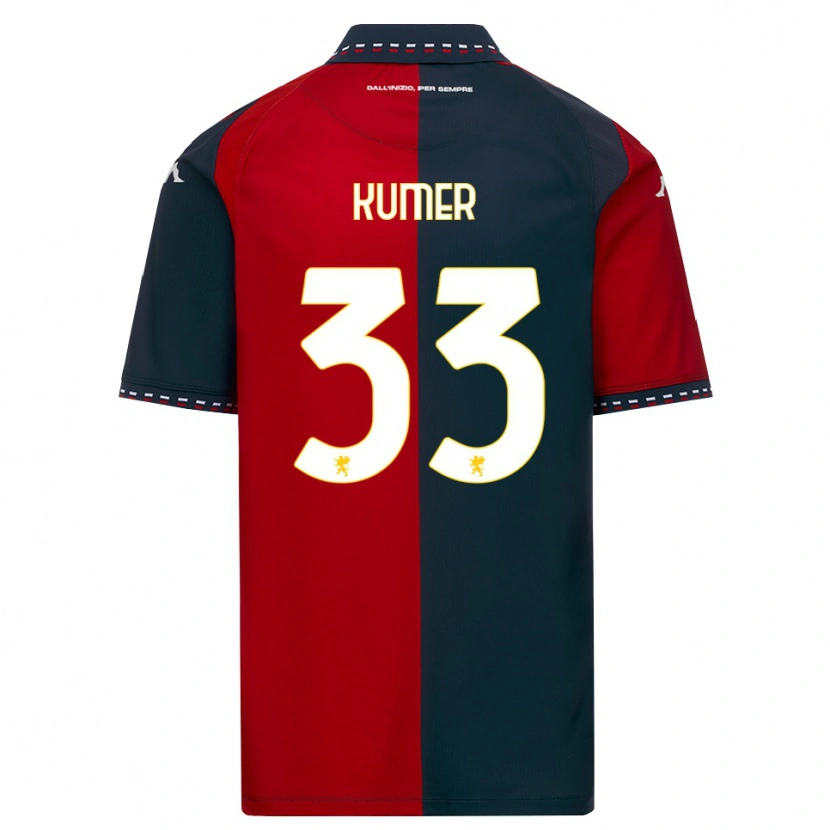 Danxen Kinderen Alin Kumer Celik #33 Rood Zwart Wit Thuisshirt Thuistenue 2026/27 T-Shirt België