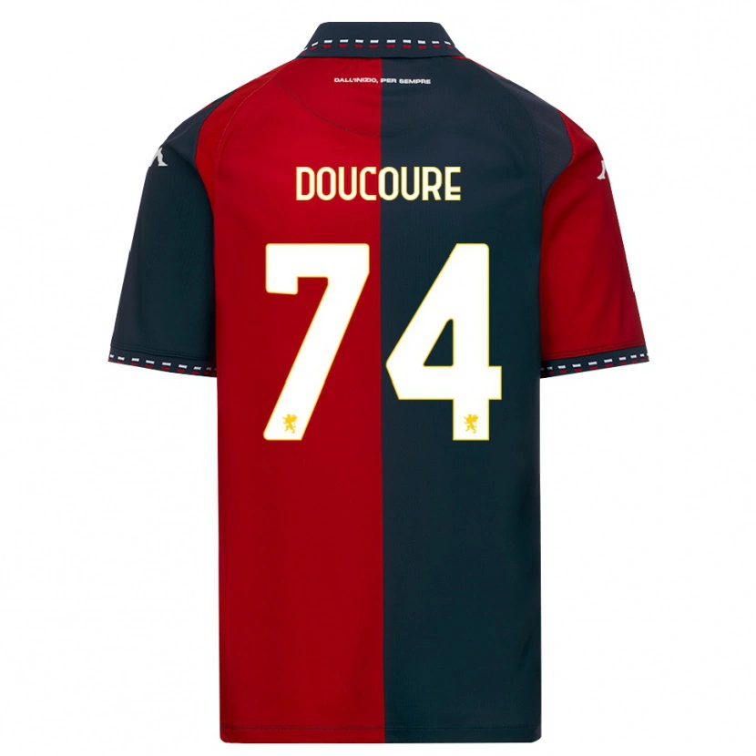 Danxen Kinderen Mamedi Doucouré #74 Rood Zwart Wit Thuisshirt Thuistenue 2026/27 T-Shirt België