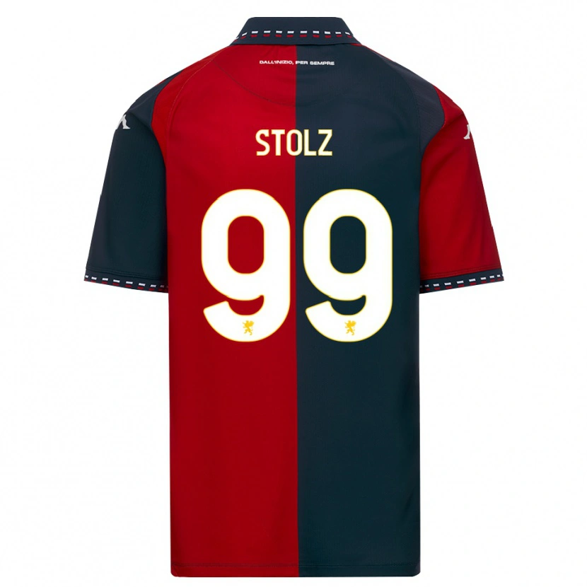 Danxen Kinderen Franz Stolz #99 Rood Zwart Wit Thuisshirt Thuistenue 2026/27 T-Shirt België