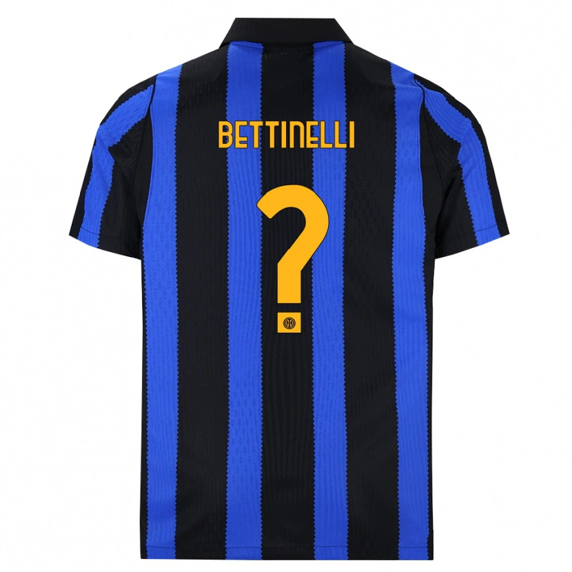 Danxen Kinderen Matias Bettinelli #0 Zwart Blauw Geel Thuisshirt Thuistenue 2026/27 T-Shirt België
