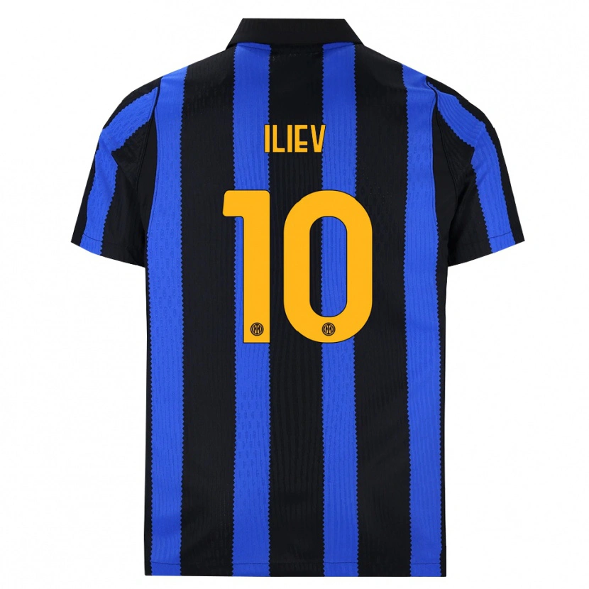 Danxen Kinderen Nikola Iliev #10 Zwart Blauw Geel Thuisshirt Thuistenue 2026/27 T-Shirt België