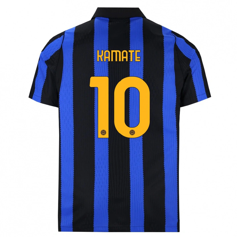 Danxen Kinderen Issiaka Kamate #10 Zwart Blauw Geel Thuisshirt Thuistenue 2026/27 T-Shirt België