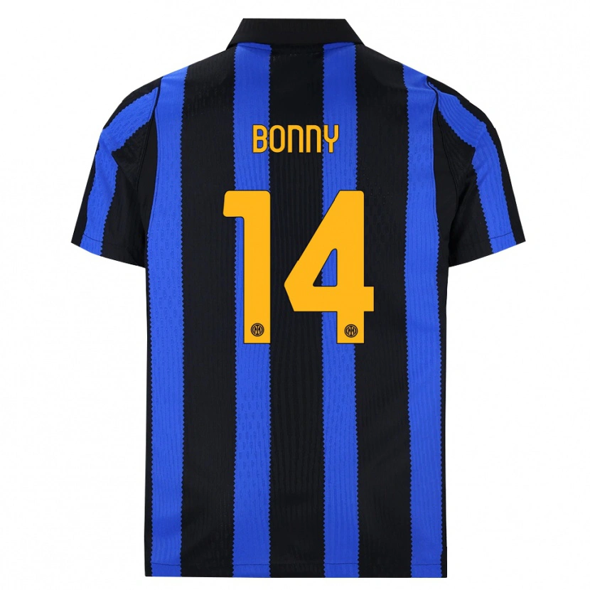 Danxen Kinderen Ange-Yoan Bonny #14 Zwart Blauw Geel Thuisshirt Thuistenue 2026/27 T-Shirt België