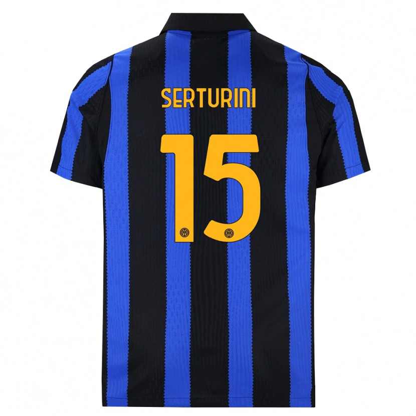 Danxen Kinderen Annamaria Serturini #15 Zwart Blauw Geel Thuisshirt Thuistenue 2026/27 T-Shirt België