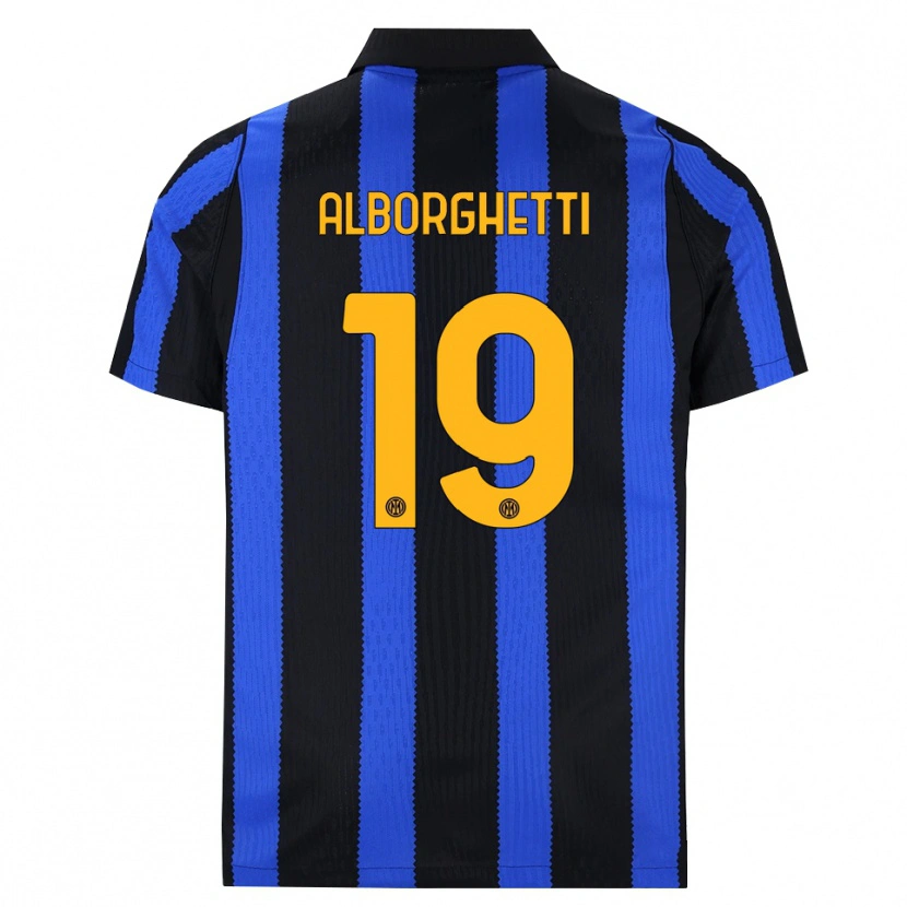 Danxen Kinderen Lisa Alborghetti #19 Zwart Blauw Geel Thuisshirt Thuistenue 2026/27 T-Shirt België