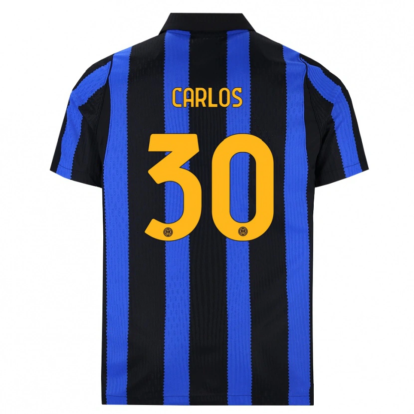 Danxen Kinderen Carlos Augusto #30 Zwart Blauw Geel Thuisshirt Thuistenue 2026/27 T-Shirt België