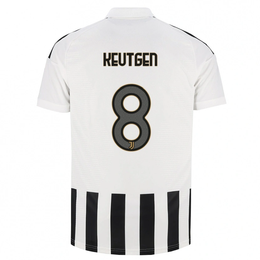 Danxen Kinderen Enzo Keutgen #8 Zwart Wit Bruin Thuisshirt Thuistenue 2026/27 T-Shirt België