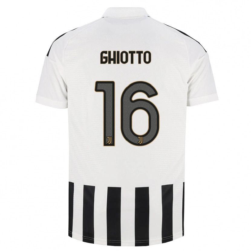 Danxen Kinderen Alessandro Ghiotto #16 Zwart Wit Bruin Thuisshirt Thuistenue 2026/27 T-Shirt België
