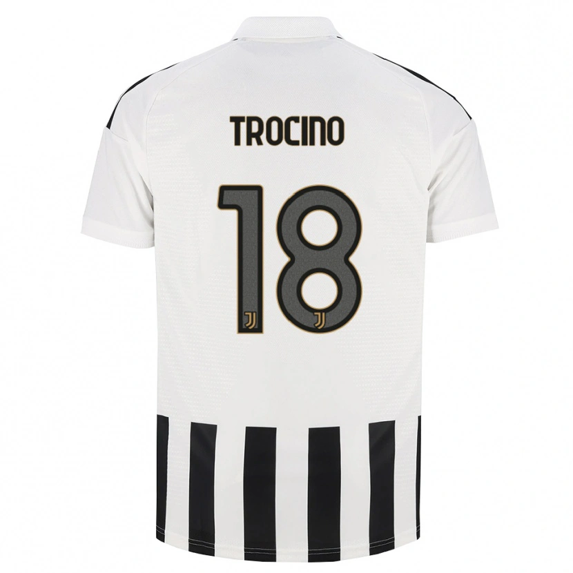 Danxen Kinderen Luca Trocino #18 Zwart Wit Bruin Thuisshirt Thuistenue 2026/27 T-Shirt België