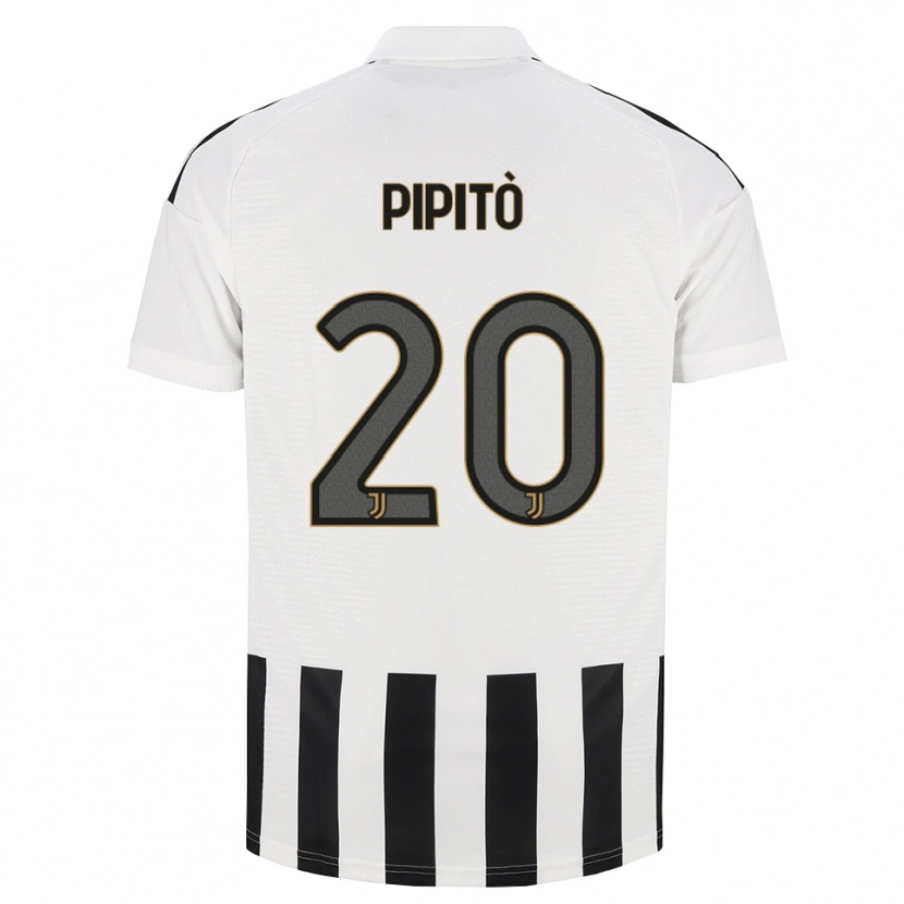 Danxen Kinderen Giuseppe Pipitò #20 Zwart Wit Bruin Thuisshirt Thuistenue 2026/27 T-Shirt België