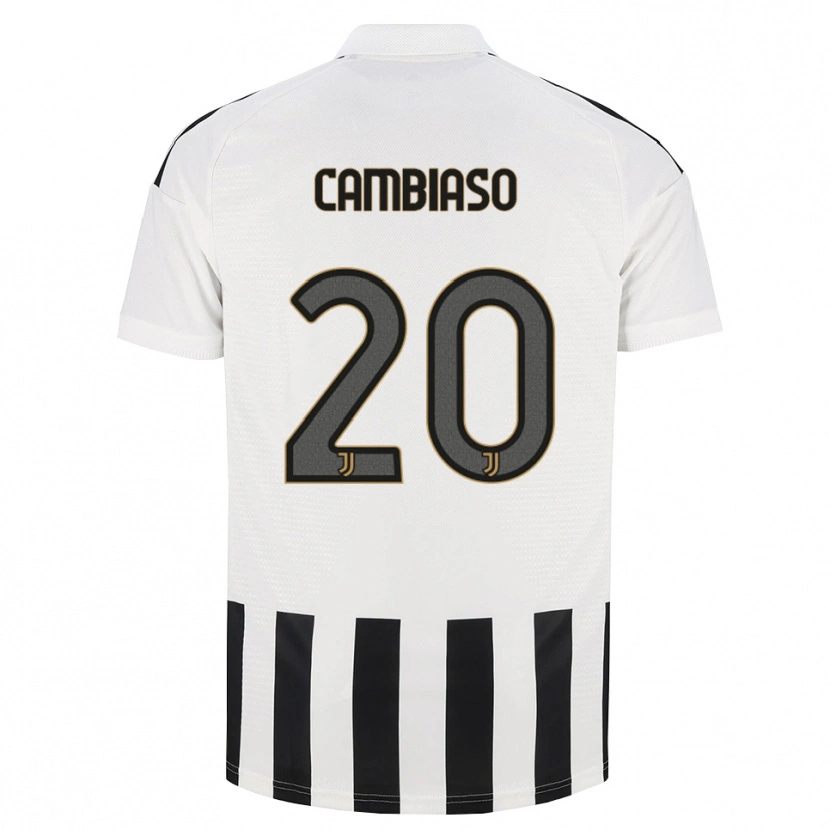 Danxen Kinderen Andrea Cambiaso #20 Zwart Wit Bruin Thuisshirt Thuistenue 2026/27 T-Shirt België