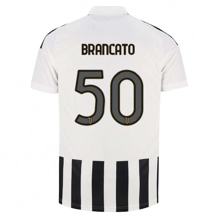 Danxen Kinderen Alessandro Brancato #50 Zwart Wit Bruin Thuisshirt Thuistenue 2026/27 T-Shirt België