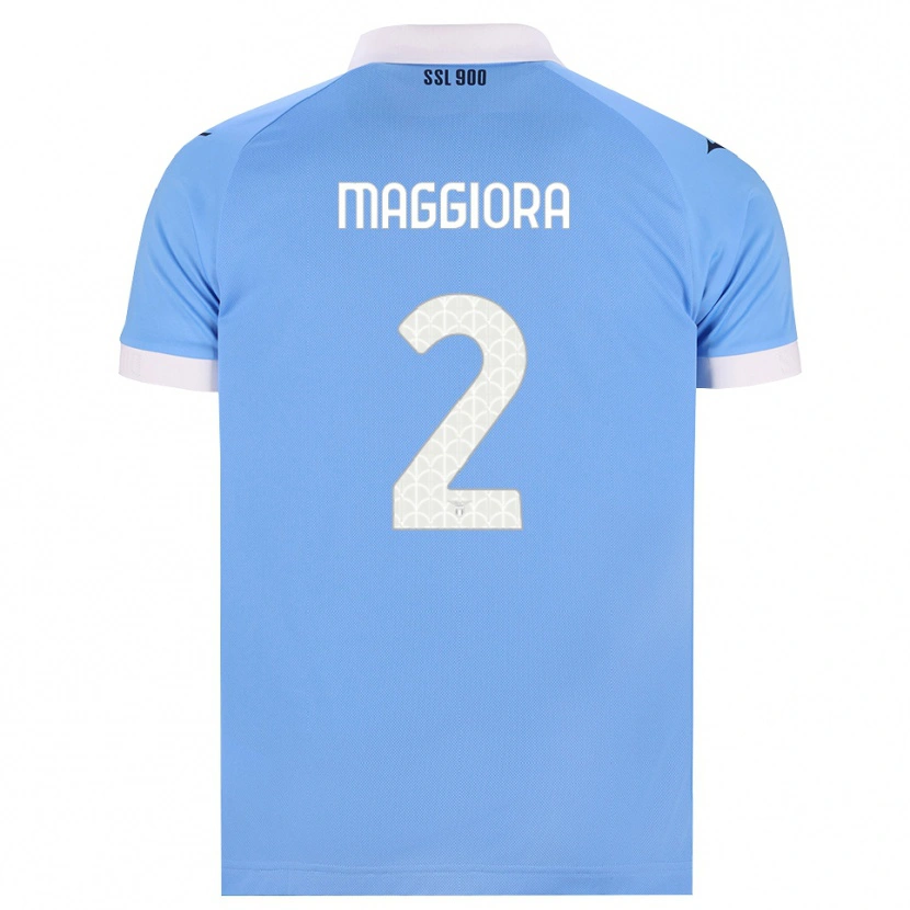 Danxen Kinderen Antonio Maggiora #2 Hemelsblauw Zwart Wit Thuisshirt Thuistenue 2026/27 T-Shirt België