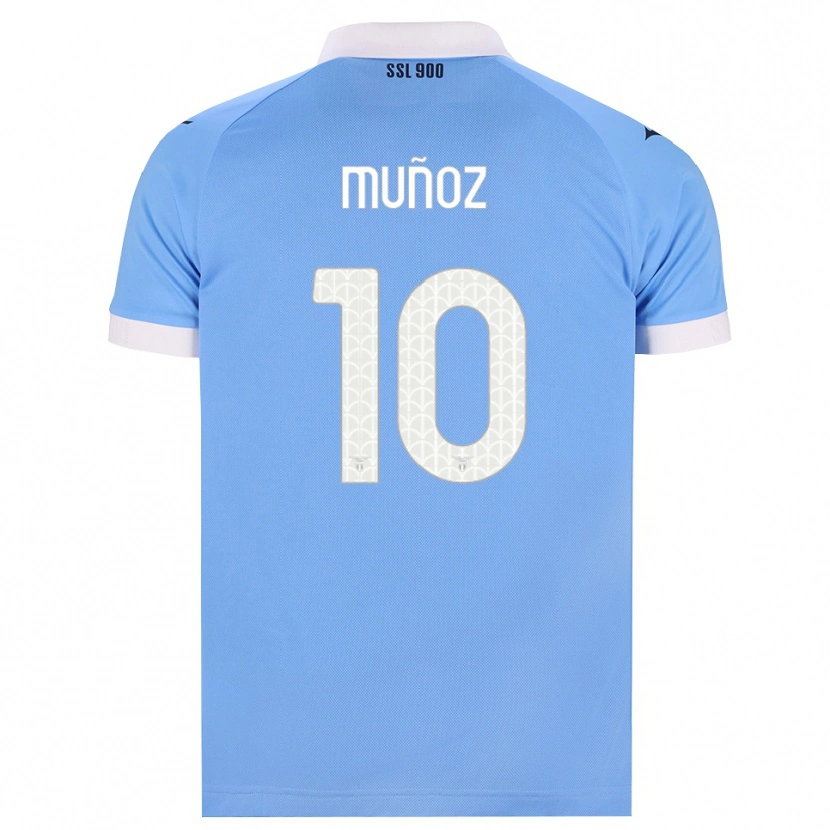 Danxen Kinderen Cristo Muñoz #10 Hemelsblauw Zwart Wit Thuisshirt Thuistenue 2026/27 T-Shirt België