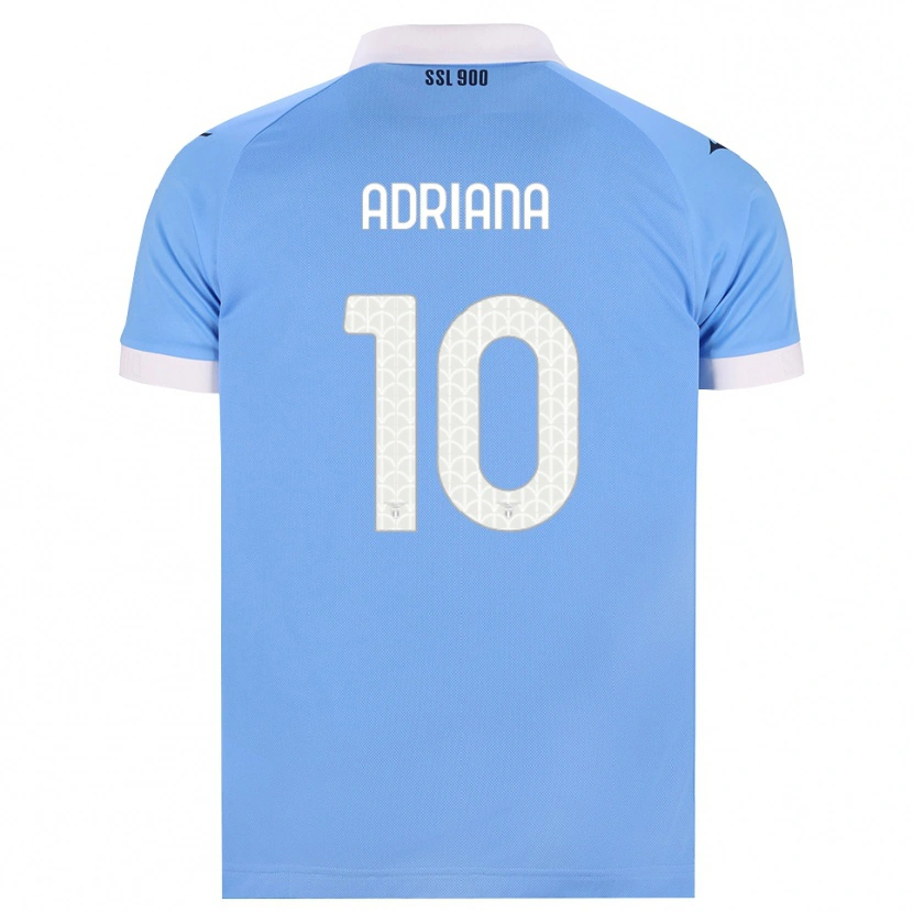 Danxen Kinderen Adriana Martín Santamaría #10 Hemelsblauw Zwart Wit Thuisshirt Thuistenue 2026/27 T-Shirt België