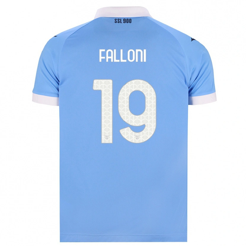 Danxen Kinderen Ludovica Falloni #19 Hemelsblauw Zwart Wit Thuisshirt Thuistenue 2026/27 T-Shirt België