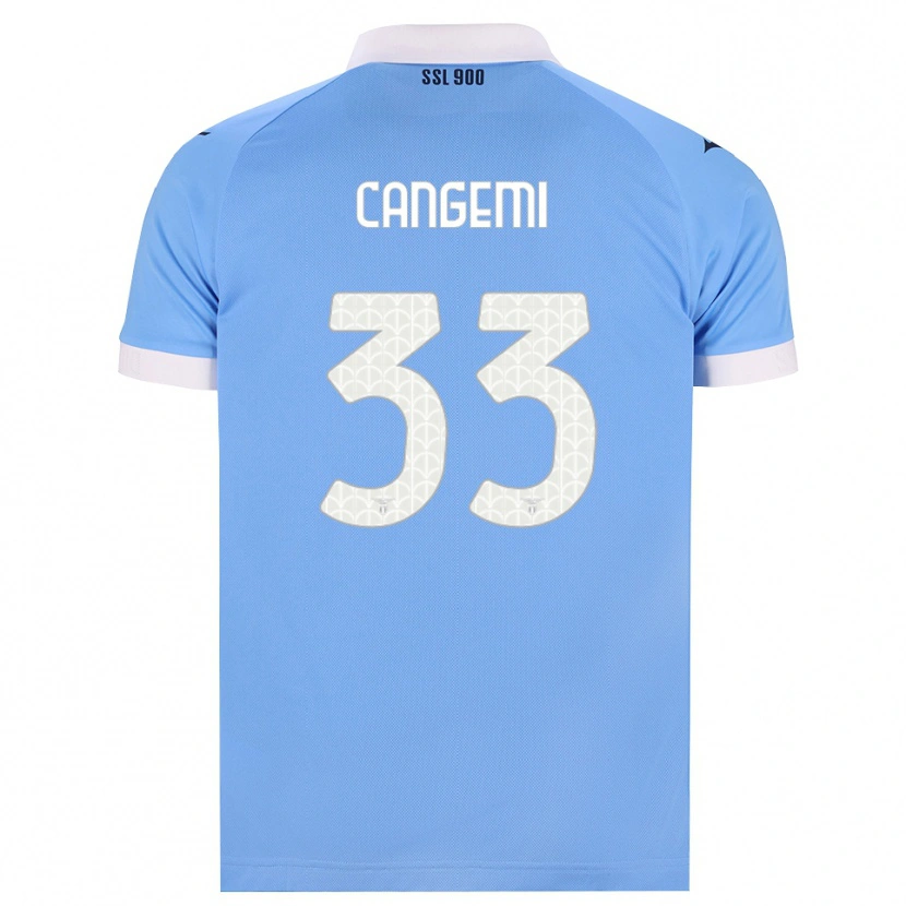 Danxen Kinderen Emanuele Cangemi #33 Hemelsblauw Zwart Wit Thuisshirt Thuistenue 2026/27 T-Shirt België