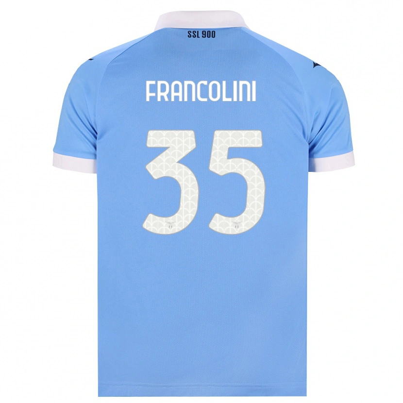 Danxen Kinderen Alice Francolini #35 Hemelsblauw Zwart Wit Thuisshirt Thuistenue 2026/27 T-Shirt België
