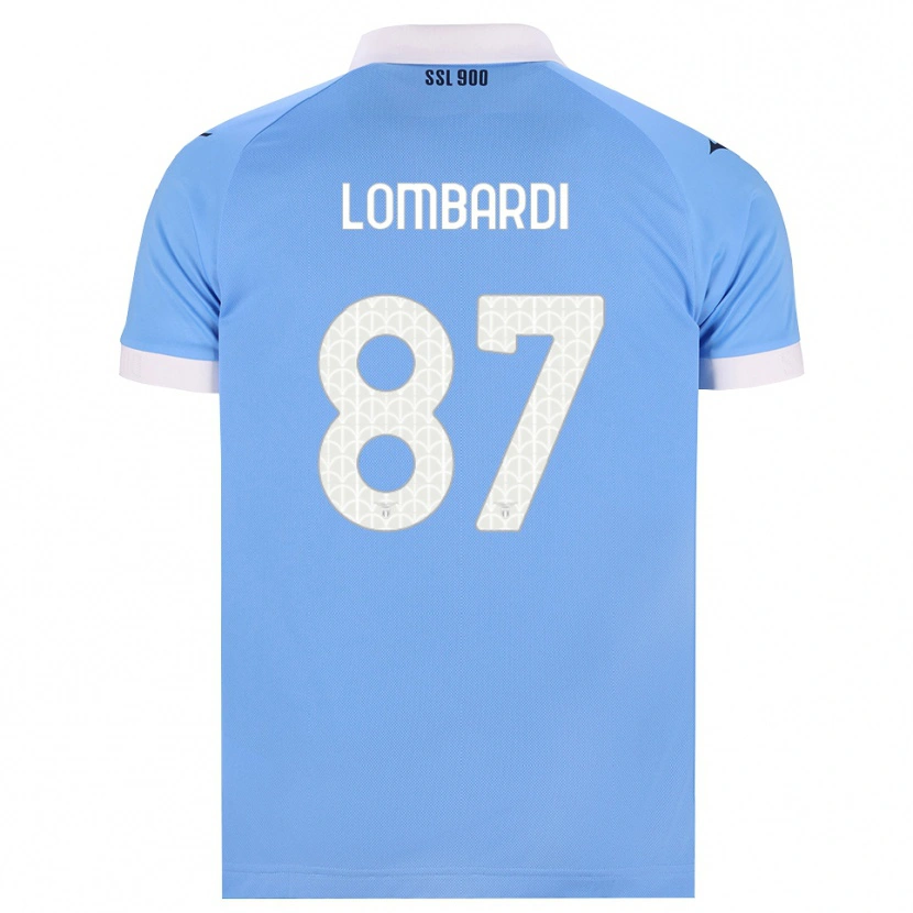 Danxen Kinderen Cristiano Lombardi #87 Hemelsblauw Zwart Wit Thuisshirt Thuistenue 2026/27 T-Shirt België