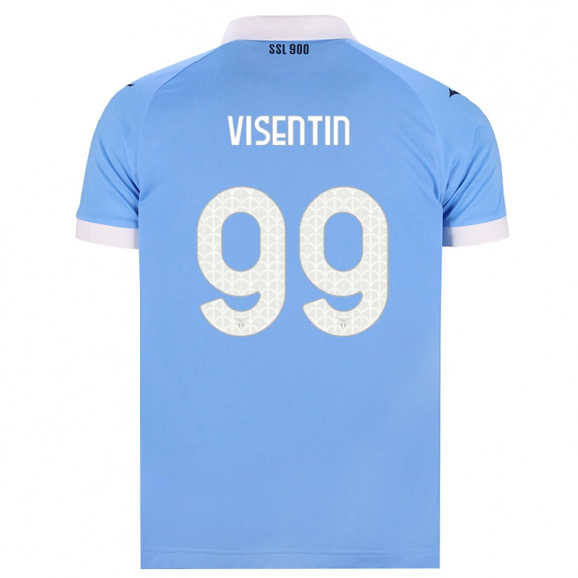 Danxen Kinderen Noemi Visentin #99 Hemelsblauw Zwart Wit Thuisshirt Thuistenue 2026/27 T-Shirt België